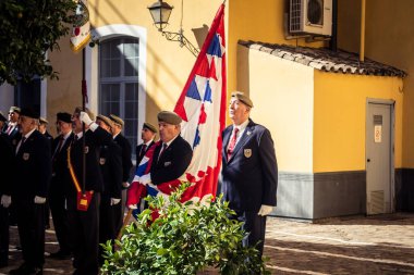 Seville, İspanya, 25 Ekim 2025. İspanyol Silahlı Kuvvetleri 9. Piyade Alayı 