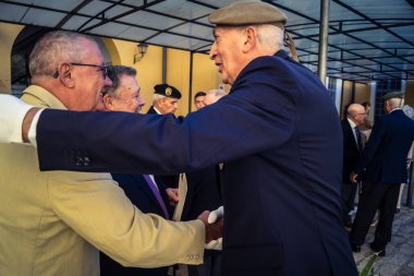 Seville, İspanya, 25 Ekim 2025. İspanyol Silahlı Kuvvetleri 9. Piyade Alayı 