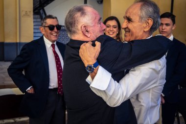 Seville, İspanya, 25 Ekim 2025. İspanyol Silahlı Kuvvetleri 9. Piyade Alayı 