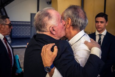 Seville, İspanya, 25 Ekim 2025. İspanyol Silahlı Kuvvetleri 9. Piyade Alayı 