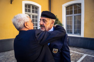 Seville, İspanya, 25 Ekim 2025. İspanyol Silahlı Kuvvetleri 9. Piyade Alayı 