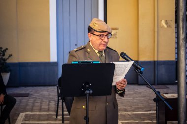 Seville, İspanya, 25 Ekim 2025. İspanyol Silahlı Kuvvetleri 9. Piyade Alayı 