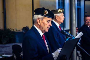 Seville, İspanya, 25 Ekim 2025. İspanyol Silahlı Kuvvetleri 9. Piyade Alayı 