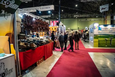 Seville, İspanya, 20 Kasım 2025 Uluslararası At Fuarı, 18-23 Kasım tarihleri arasında Sevilla 'da. 350 'den fazla üreticisi olan İspanyol atları dünyanın en büyük sergisi..