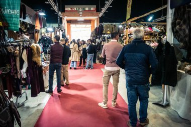 Seville, İspanya, 20 Kasım 2025 Uluslararası At Fuarı, 18-23 Kasım tarihleri arasında Sevilla 'da. 350 'den fazla üreticisi olan İspanyol atları dünyanın en büyük sergisi..