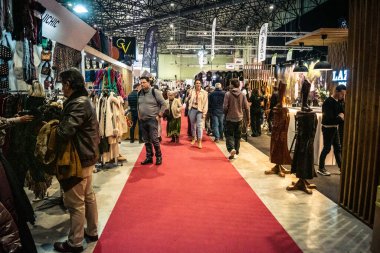 Seville, İspanya, 20 Kasım 2025 Uluslararası At Fuarı, 18-23 Kasım tarihleri arasında Sevilla 'da. 350 'den fazla üreticisi olan İspanyol atları dünyanın en büyük sergisi..