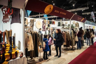 Seville, İspanya, 20 Kasım 2025 Uluslararası At Fuarı, 18-23 Kasım tarihleri arasında Sevilla 'da. 350 'den fazla üreticisi olan İspanyol atları dünyanın en büyük sergisi..