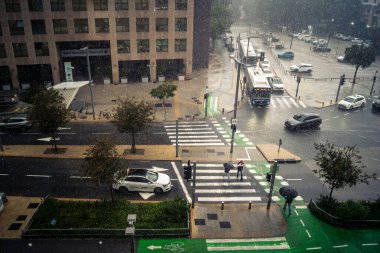 Tel Aviv, İsrail, 29 Aralık 2025. Tel Aviv 'in şehir manzarası ve sokak manzarası antik tarih ve modern gelişimin eşsiz bir karışımını sergiliyor..