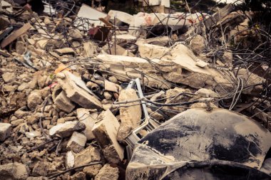 Tarqiyah, Batı Şeria, 1 Şubat 2026: İsrail İşgal Kuvvetleri (IOF) tarafından yıkılan bir Filistin evinin enkazı ve enkazı. Sivil altyapı yıkımının belgelenmesi.