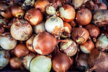 Hebron, Batı Şeria, Filistin - 12 Şubat 2026 Eski El Halil 'deki geleneksel bir sokak tezgahında taze sebzeler sergileniyor. Filistin topraklarında günlük ekonomik faaliyet ve ticaret.