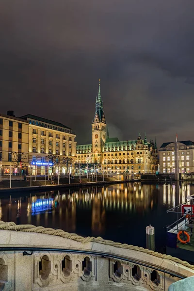 Panorama Över Hamburg Hansastad Tyskland Europa — Stockfoto