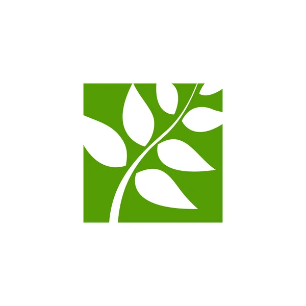 Logo vettoriale natura — Vettoriale Stock