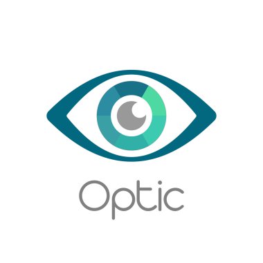 Göz vektör logo tasarım şablonu.