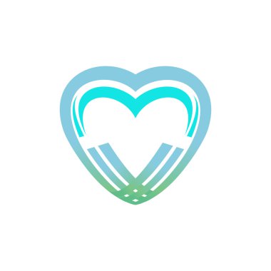 Satırları yapılan kalp