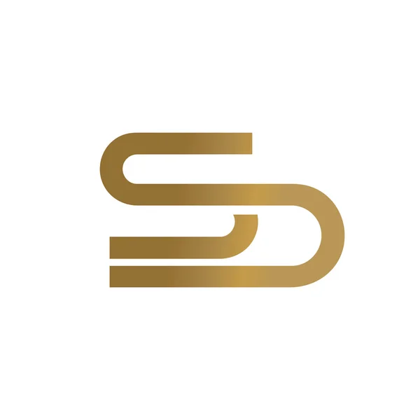 Γράμματα S προτύπου λογότυπο. — Διανυσματικό Αρχείο