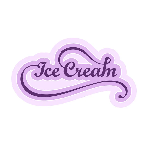 Vector Logo crème glacée — Image vectorielle