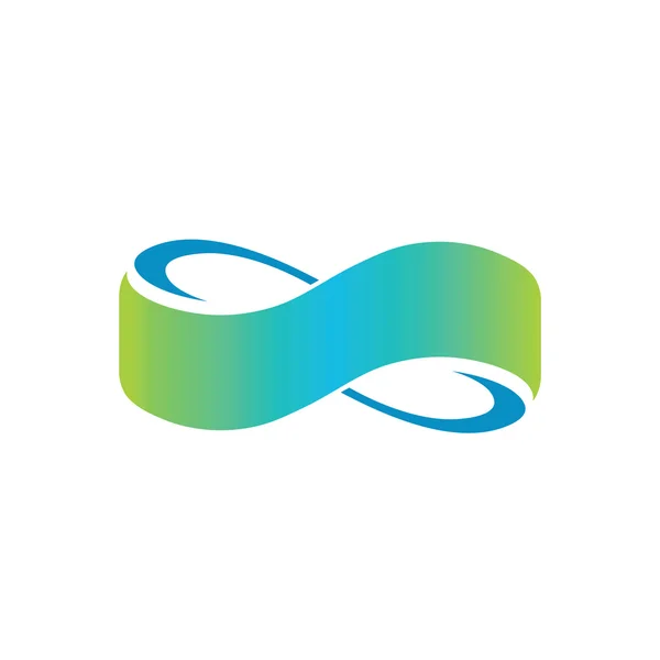 Vector infinity logo. — Stock Vector