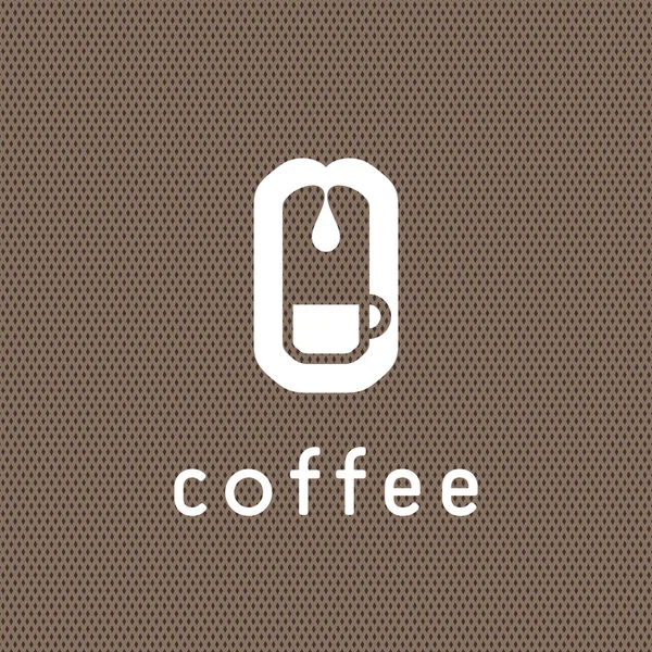 Espresso kahve bar logo — Stok Vektör