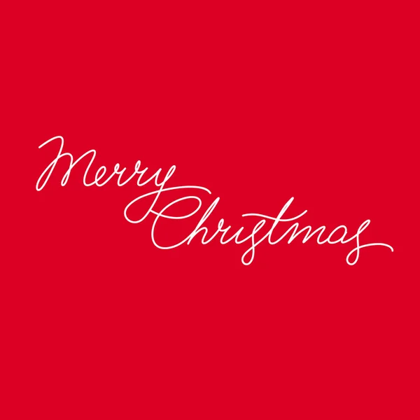 Joyeux Noël vecteur Calligraphie Lettrage — Image vectorielle