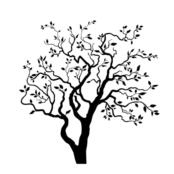 Διανυσματικό δέντρο Εικονογράφηση Αρχείου