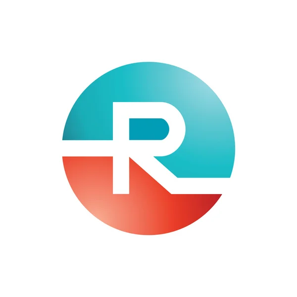 Letter R logo design — Stock Vector