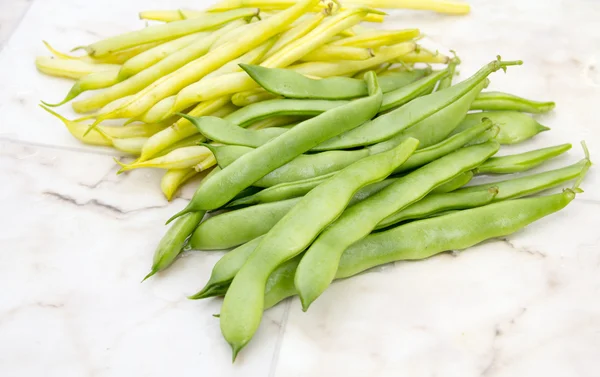 Vegetable beans on the table — Stock Photo, Image