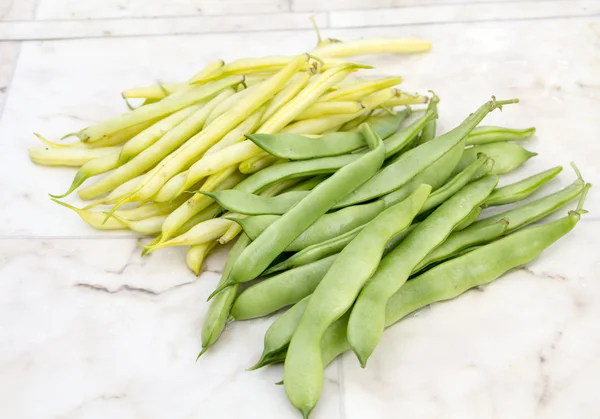 Vegetable beans on the table — Stock Photo, Image