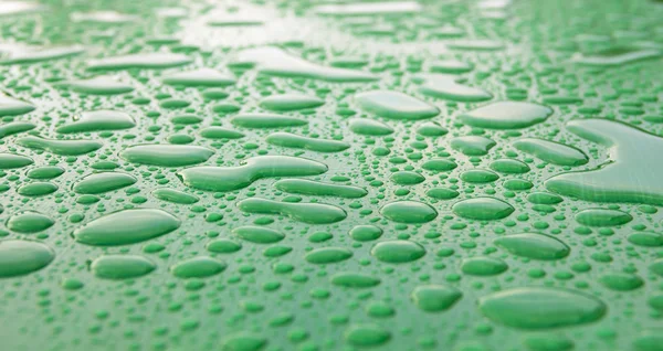 The surface of the drops of rain — Stock Photo, Image