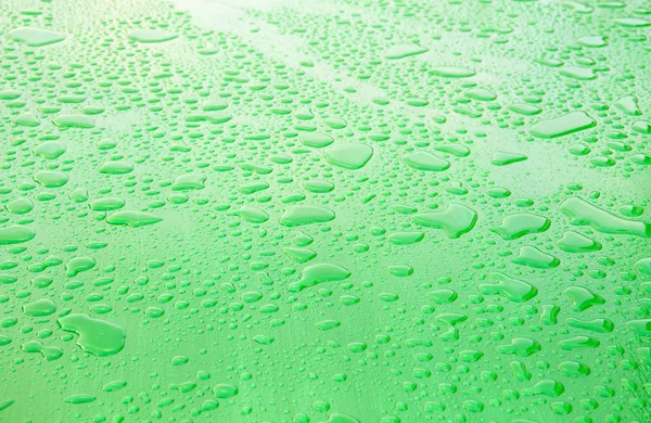 The surface of the drops of rain — Stock Photo, Image