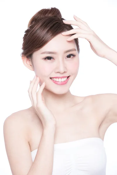 Beautiful Skin care woman Face — Stock Photo, Image