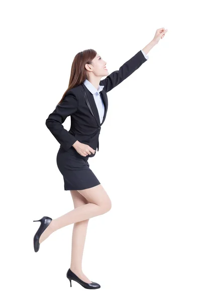 Excited business woman — Stockfoto