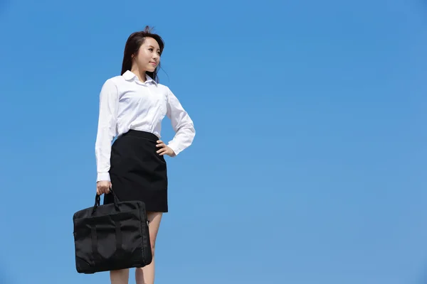 Mujer de negocios exitosa mirada —  Fotos de Stock