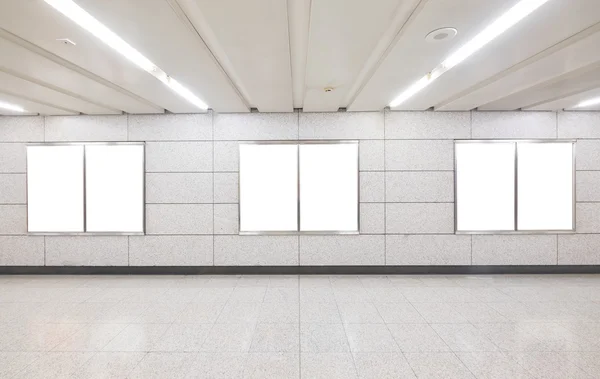 Blank Billboard in city — Stock Photo, Image