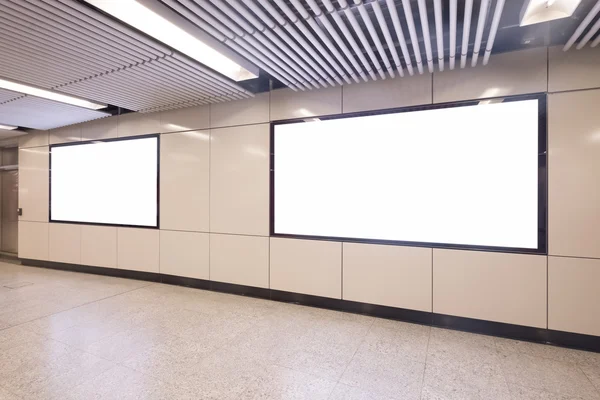 Blank billboard in the city — Stock Photo, Image