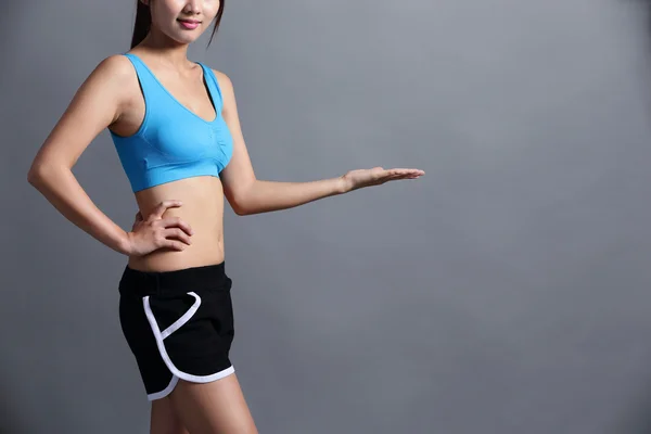 Deporte Mujer con figura de salud —  Fotos de Stock