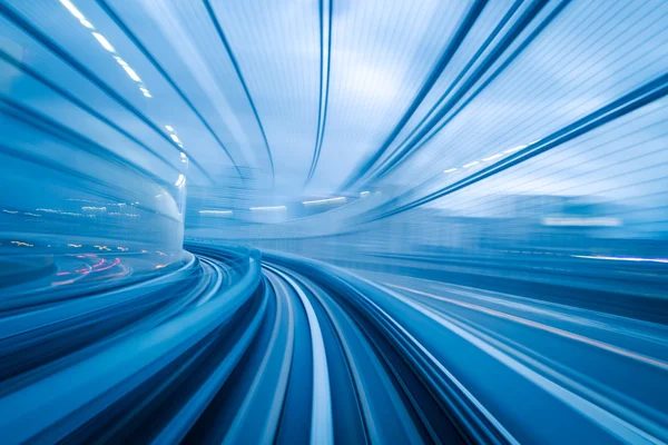 Tunel z Motion blur z miasta — Zdjęcie stockowe