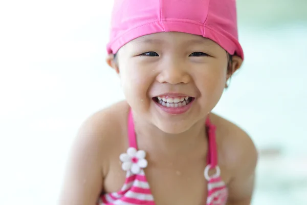 Cute girl wearing swimsuit — Stock Photo, Image