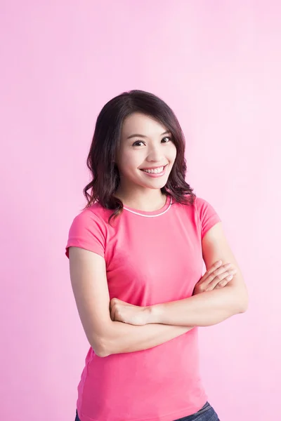 Happy woman posing — Stock Photo, Image