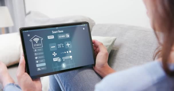 Iot Smart Home — стоковое видео