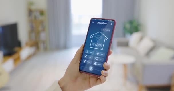 Iot Smart Home Concept — Stock Video