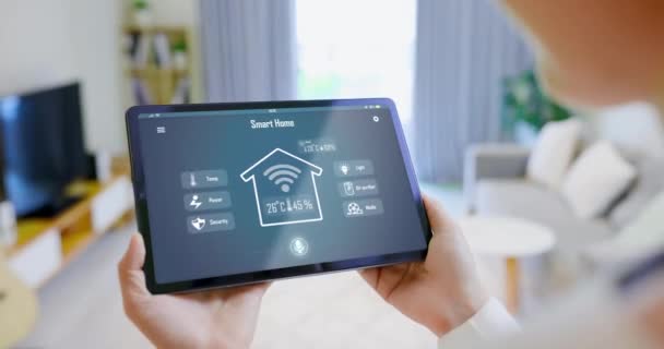 Iot Smart Home Concetto — Video Stock
