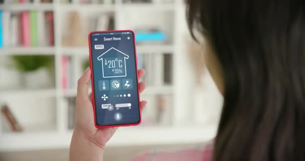 Iot Smart Home Konzept — Stockvideo