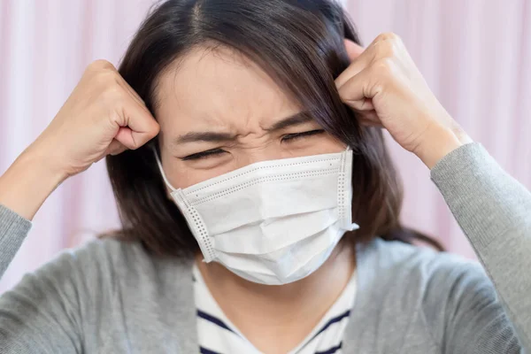 Telemedicine Koncepció Ázsiai Női Beteg Konzultáljon Egészségi Állapotát Hogy Orvos — Stock Fotó