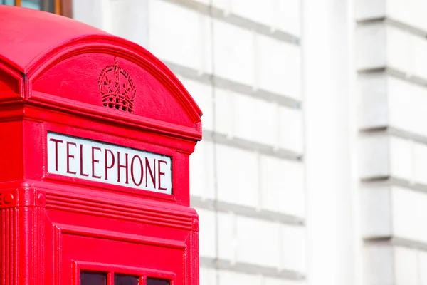 赤電話ボックス — ストック写真