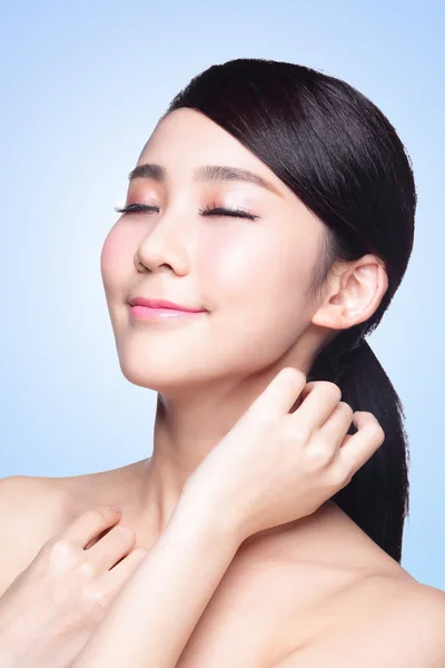 Beautiful Skin care woman Face — Stock Photo, Image