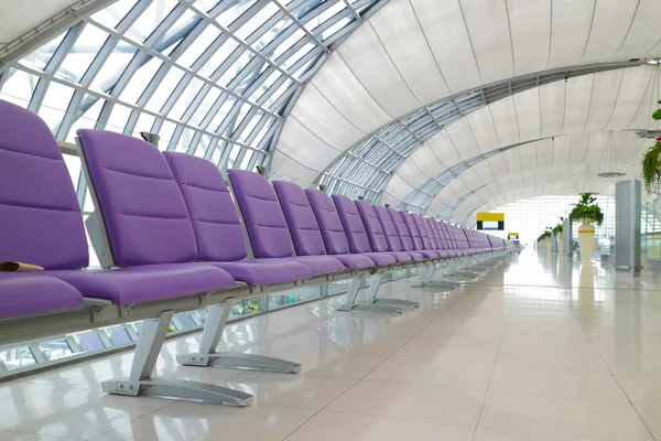 Stuhl im Flughafen — Stockfoto