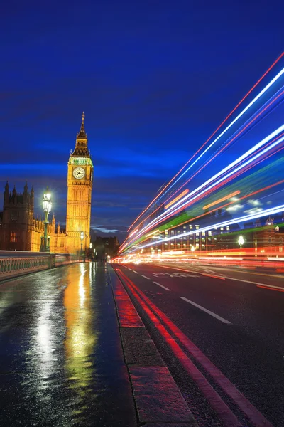 Big Ben London bei Nacht — Stockfoto