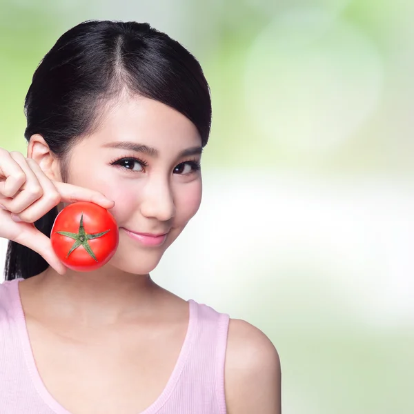 Tomato is great for health — Stock Photo, Image