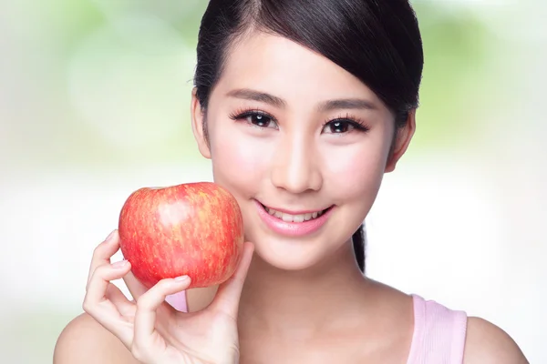 Apple is good for health — Stock Photo, Image