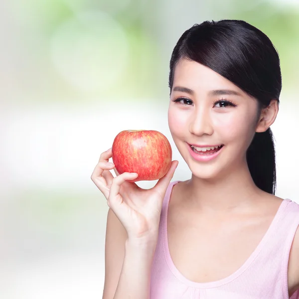 Apple is good for health — Stock Photo, Image